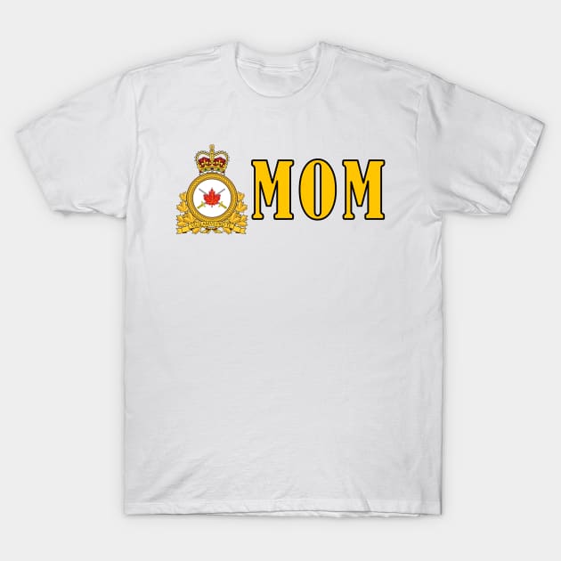 Bold design for anyone whose Mum or Dad serves in the Canadian Armed Forces T-Shirt by The Rag Trade 2021